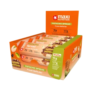 MaxiNutrition Protein Wafer Bars 12 Pack – pistachio wafer bar